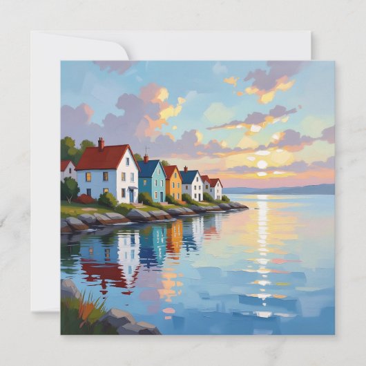 Kustthema | Strandhuizen aan de baai (Voorkant)