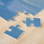 Kustthema | Strandhuizen aan de baai Legpuzzel (Zijkant)