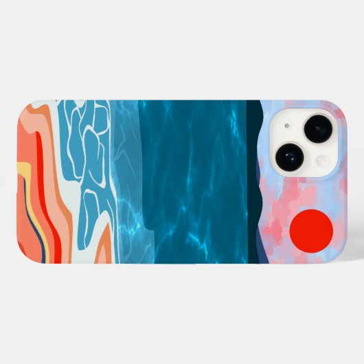 kusttint Case-Mate iPhone case (Achterkant (horizontaal))