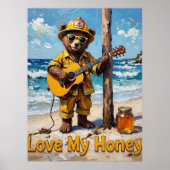 Kusttochten: Sandy Serenade van Beer Poster (Voorkant)