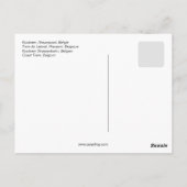 Kusttram (België) Briefkaart (Achterkant)