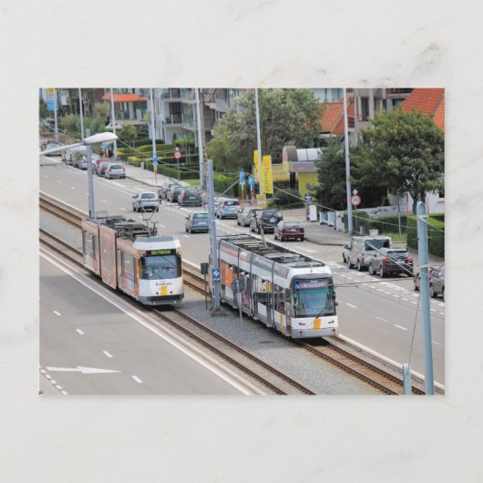Kusttram (België) Briefkaart (Voorkant)