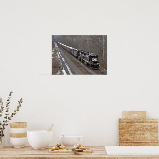 Kusttrein Poster (Keuken)