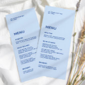 Kusttrouw, Blauwe Trouw Menu