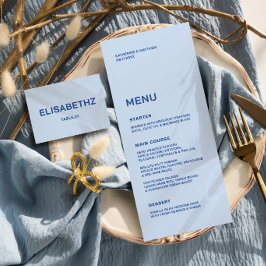 Kusttrouw, Blauwe Trouw Menu