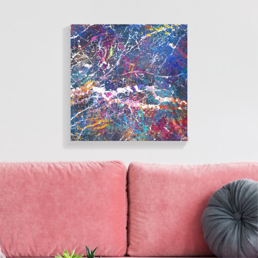 Kusttuin - Morning Dew Canvas Afdruk (Insitu (Woonkamer))