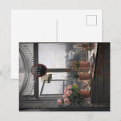 Kustuitnodiging: Open raam & zeegezicht Briefkaart (Voorkant / Achterkant)