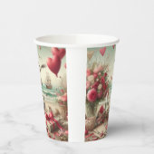 Kustvaart/nautische Valentijnsdag Papieren Bekers (Links)