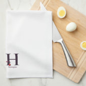 Kustvakantie Santa Octopus Monogram Theedoek (Quarter Fold)