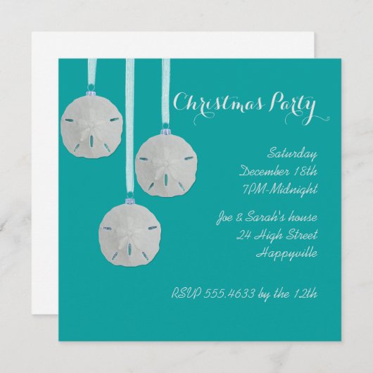 Kustvakantiehuis Turquoise Kaart (Voorkant / Achterkant)