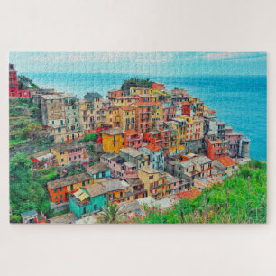 Kustverf van Manarola Cinque Terre Italië Legpuzzel