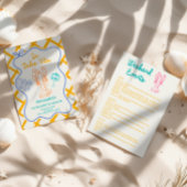 Kustvis Bachelorette Bash Kaart