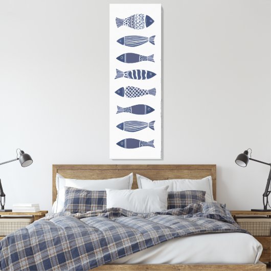 Kustvis Canvas Afdruk (Insitu (Slaapkamer))