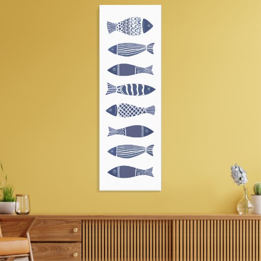 Kustvis Canvas Afdruk (Insitu (Woonkamer))