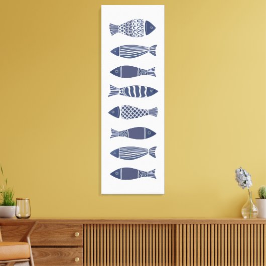 Kustvis Canvas Afdruk (Insitu (Woonkamer))