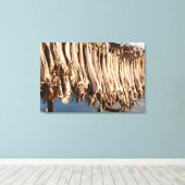 Kustvis Lofoten Canvas Afdruk (Insitu (Houten vloer))