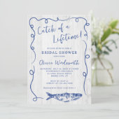 Kustvis Rustiek grillig Vrijgezellenfeest Kaart (Staand voorkant)