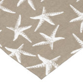 Kustvis, witte staarvis en zwarte braad korte tafelloper (Hoek)