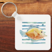 KUSTVISSEN OP DE WATERVERF, KUSTBENADERING SLEUTELHANGER (Voorkant)