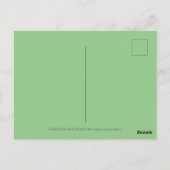 KUSTVLIEGTUIG CHRISTMAS PONY PULLING PINECONE SLEI BRIEFKAART (Achterkant)