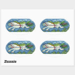KUSTVLIEGTUIG CHRISTMAS PONY PULLING PINECONE SLEI OVALE STICKER<br><div class="desc">PERFECT FOR HORSE LOVERS AND WHIMSY FANS. WHIMSYNICKER HOLIDAY STICKERS * Aanpassen ... ..Zoek overeenkomende items met Susan Brack-Design</div>