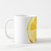 KUSTVRIENDELIJK GEMONSTERDE LEMON FRUIT SLICE CUST KOFFIEMOK (Links)