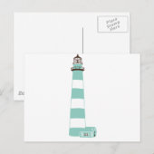 Kustvuurtoren Briefkaart (Voorkant / Achterkant)