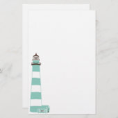 Kustvuurtoren Briefpapier (Voorkant / Achterkant)