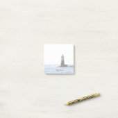 Kustvuurtoren en Atlantische Oceaan Nautisch Thema Post-it® Notes (Op bureau)