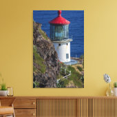 Kustvuurtoren, Hawaï Canvas Afdruk (Insitu (Woonkamer))