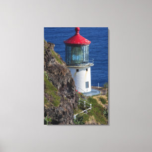 Kustvuurtoren, Hawaï Canvas Afdruk