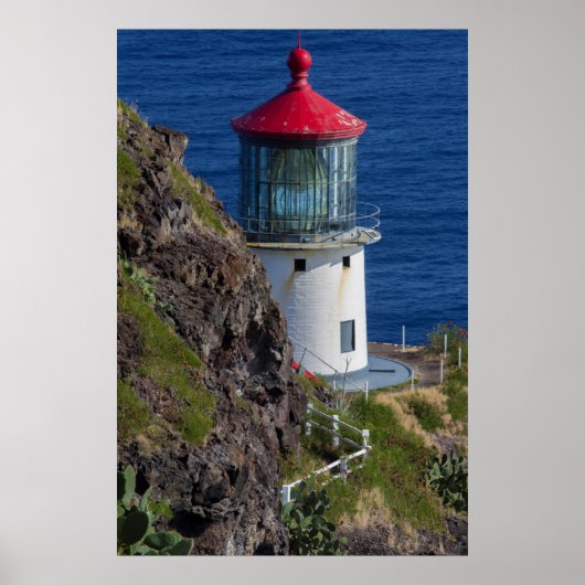 Kustvuurtoren, Hawaii Poster (Voorkant)