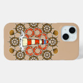 Kustvuurtoren Illustratie Case-Mate iPhone Case (Achterkant (horizontaal))