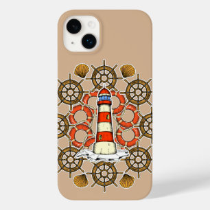 Kustvuurtoren Illustratie Case-Mate iPhone 14 Plus Hoesje