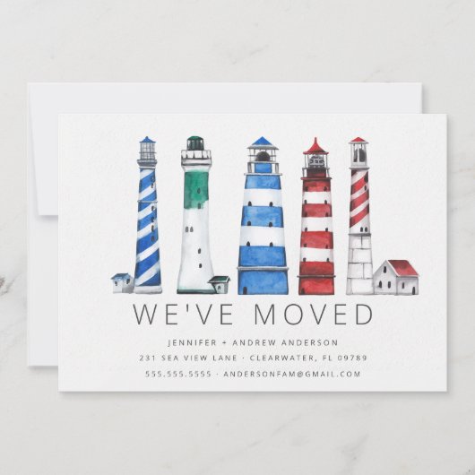 Kustvuurtoren Moving Aankondiging (Voorkant)