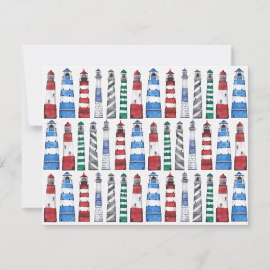 Kustvuurtoren Moving Aankondiging (Achterkant)