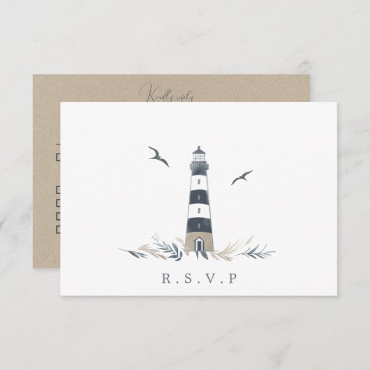 Kustvuurtoren RSVP maaltijdkeuzes (Voorkant / Achterkant)