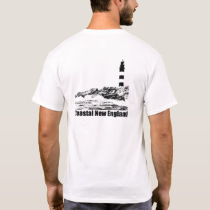 Kustvuurtoren van New England T-shirt