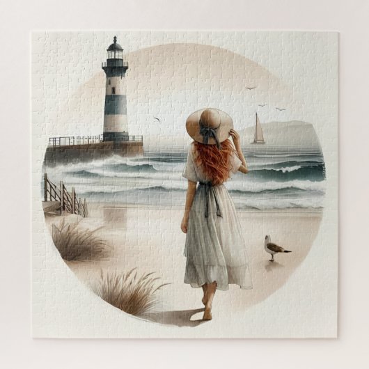 Kustvuurtoren Wandelpuzzel Legpuzzel (Verticaal)