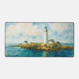 Kustvuurtoren Waterverf Landscape Harbor Bureaumat