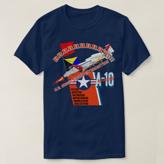 KUSTWAARD A-10 T-SHIRT (Design voorkant)