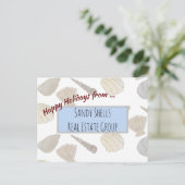 Kustwaardering Prettige feestdagen Briefkaart (Staand voorkant)