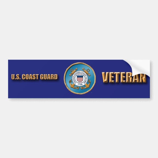 KUSTWAARDVETERAN BUMPERSTICKER (Voorkant)