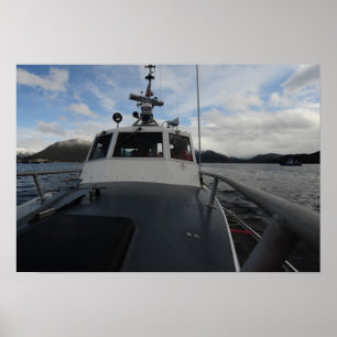 Kustwacht 41-voet motorboat poster