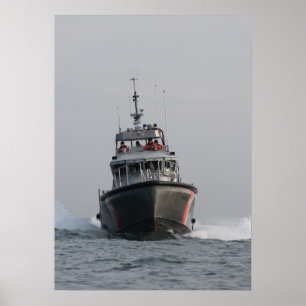 Kustwacht 47-voet motorboot poster