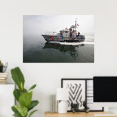 Kustwacht 47-voet motorboot poster (Thuiskantoor)