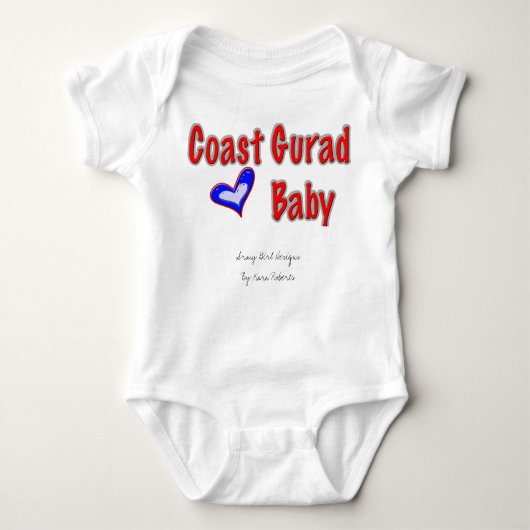 Kustwacht Baby Romper (Voorkant)