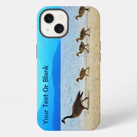 Kustwacht - Canadese gans iPhone Hoesje (Achterkant)