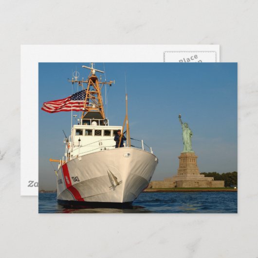 Kustwacht en Vrijheidsbeeld Briefkaart (Voorkant / Achterkant)