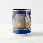 Kustwacht Gnome met Militaire Truck Mok (Midden)